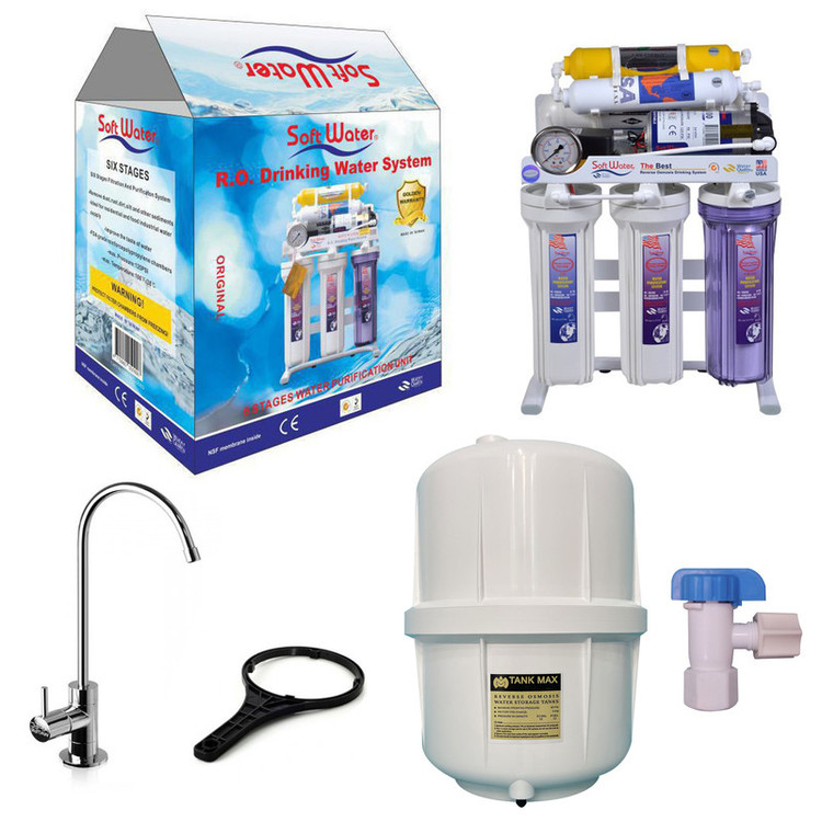 دستگاه تصفیه آب خانگی برند سافت واتر ۷/۸ فیلتر SOFTWATER