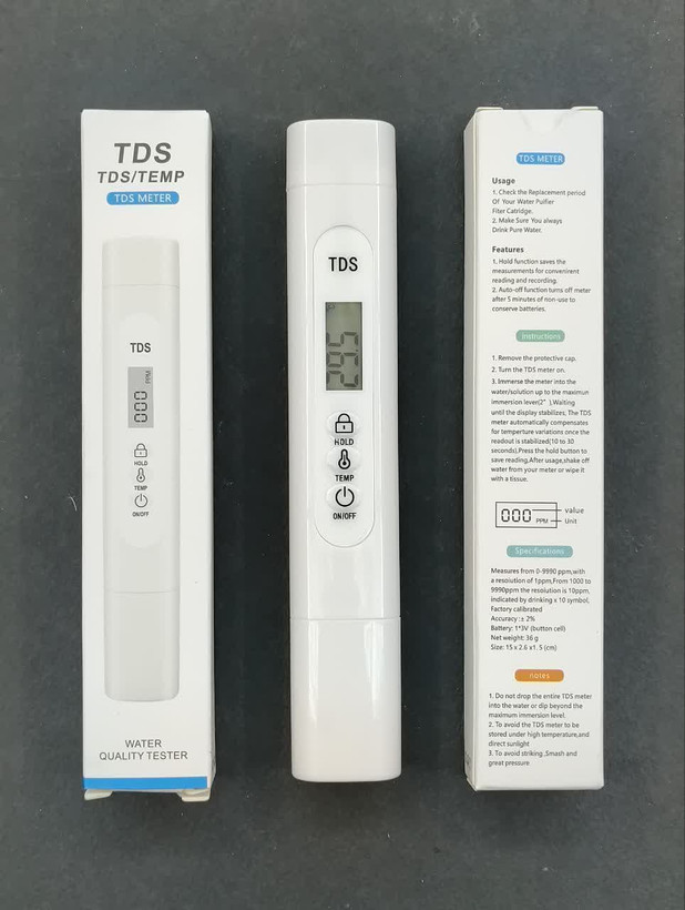 دستگاه سختی سنج TDS تی دی اس متر ۳ رقمی ۳ کلیدوارداتی مدل M1S 